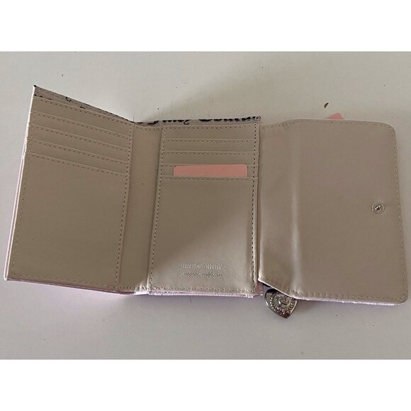 JUICY COUTURE GIRLIE ROYALTY Double Sided Trifold Wallet Chiffon Pink NEW - Picture 11 of 11